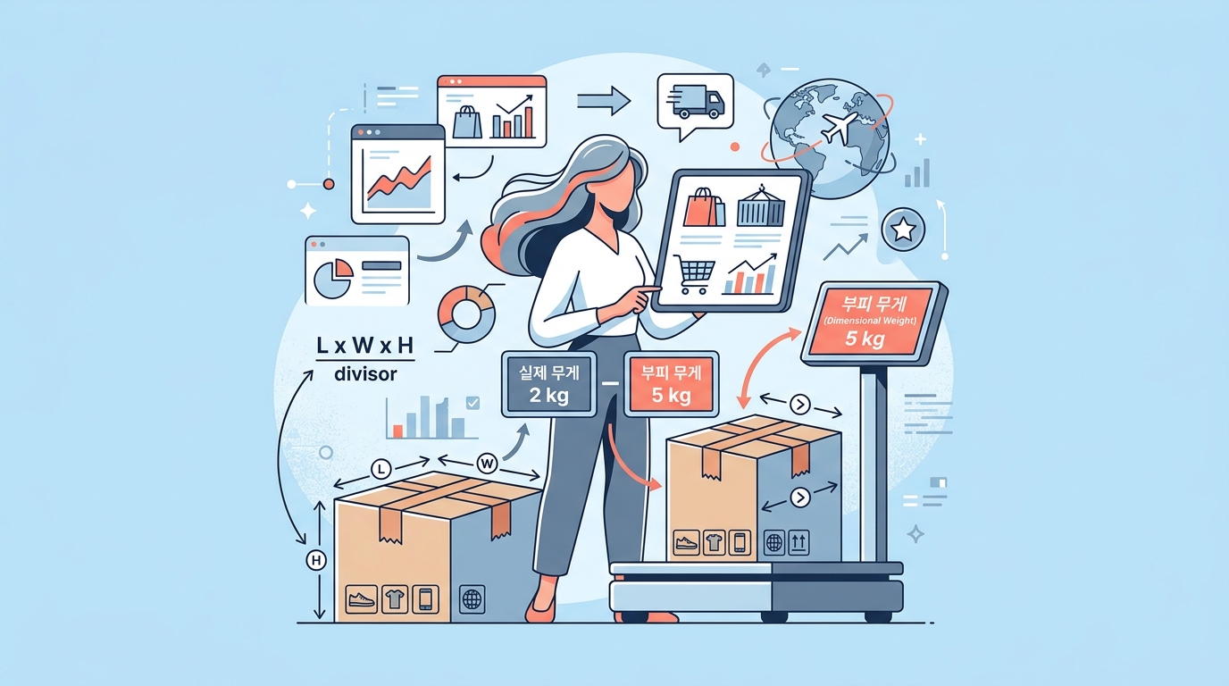 배대지 부피무게 비교: 같은 상자인데 요금이 다른 이유