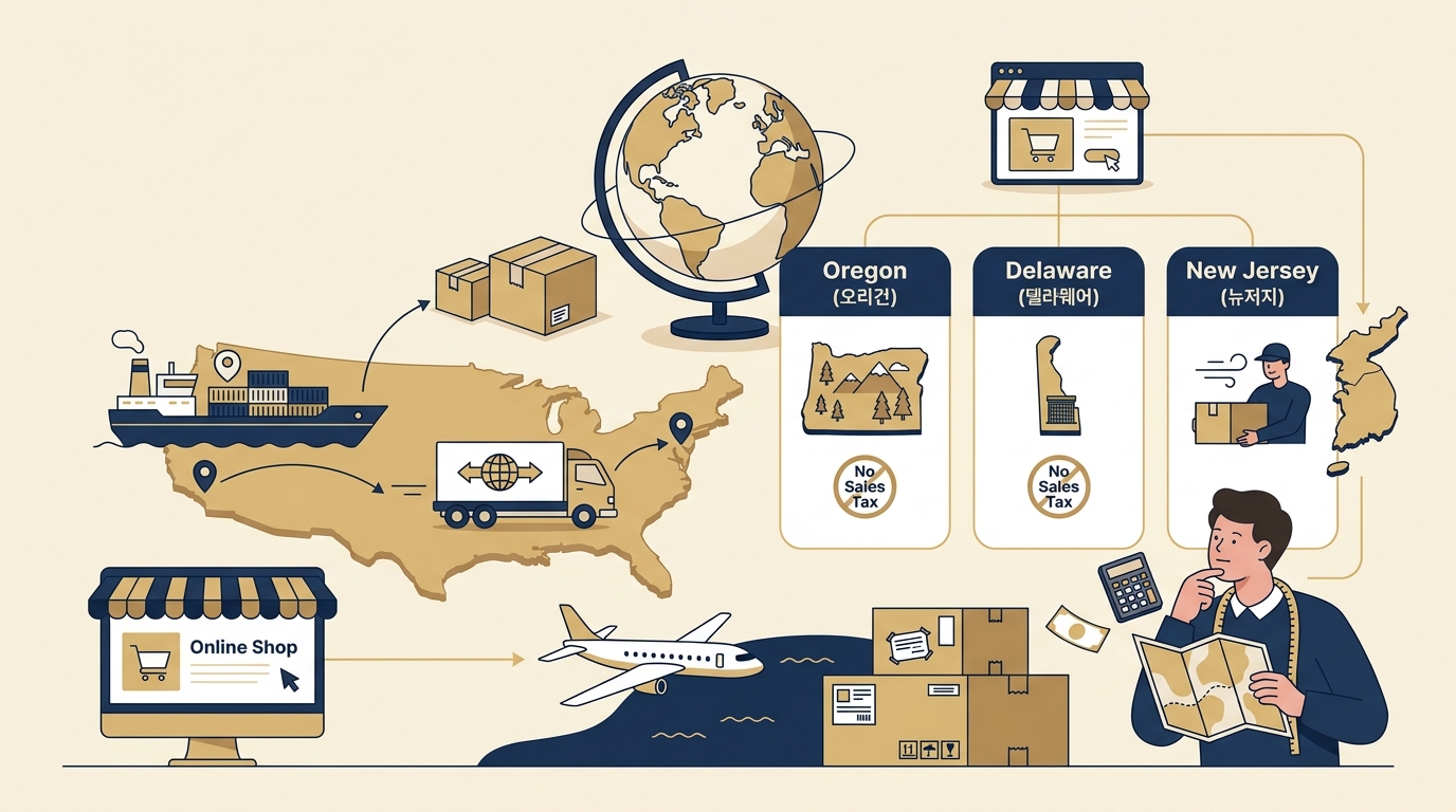 미국 배대지, 오리건이 항상 정답일까? (델라웨어, 뉴저지 비교)